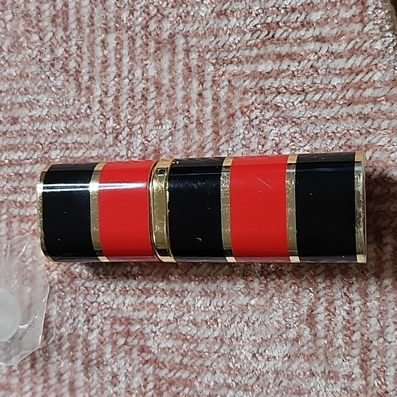 MIKIMOTO RED,BLACK &GOLD ATOMIZER PERFUME CASE & LIP BRUSH SET W/ A PEARL +BOX - Picture 3 of 5